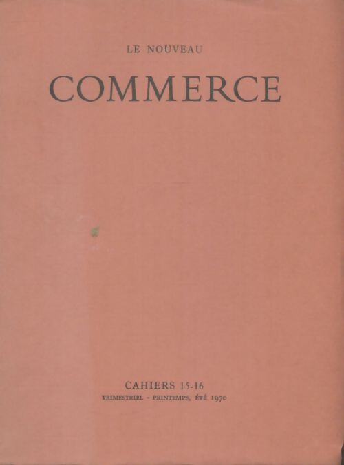 Livrenpoche : Le nouveau commerce n°15-16 - Collectif - Livre