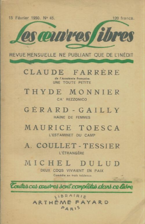 Livrenpoche : Les oeuvres libres n°45 - Collectif - Livre