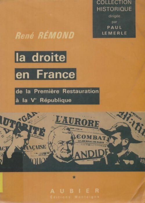 Livrenpoche : Le droite en France Tome I - René Rémond - Livre