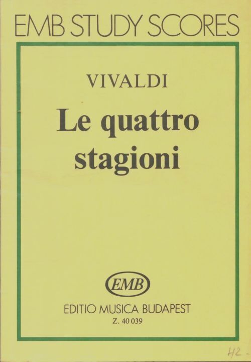 Livrenpoche : Le quatro stagioni - Octavio Vivaldi - Livre