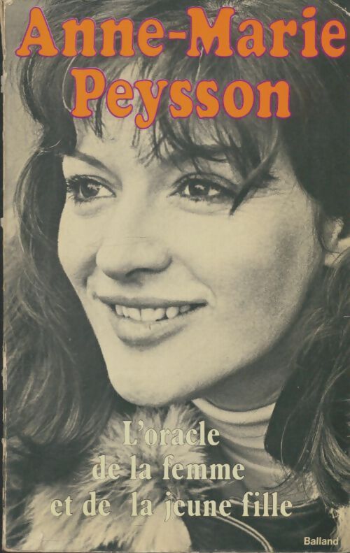 Livrenpoche : L'oracle de la femme et de la jeune fille - Anne-Marie Peysson - Livre