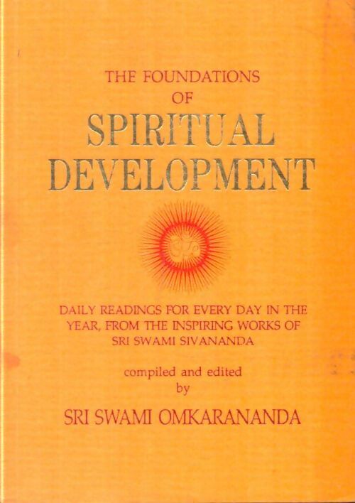 Livrenpoche : The foundations of spiritual development - Sri Swami Omkarananda - Livre