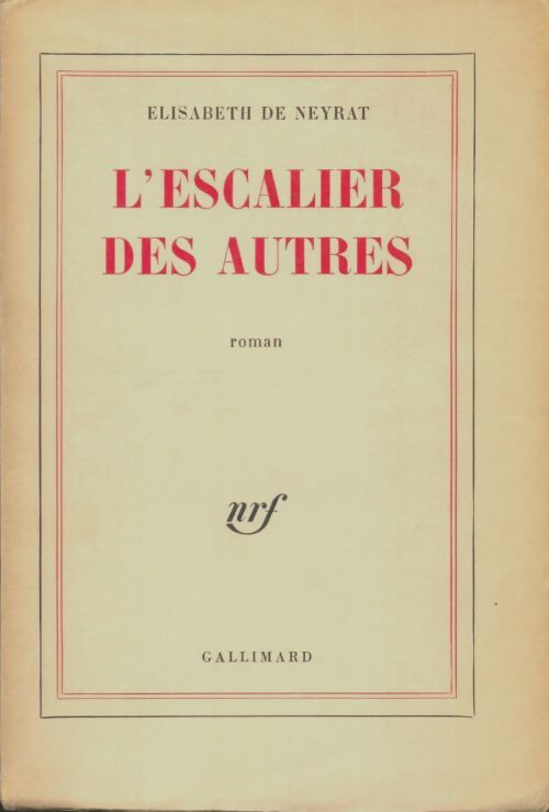 Livrenpoche : L'escalier des autres - Elisabeth De Neyrat - Livre