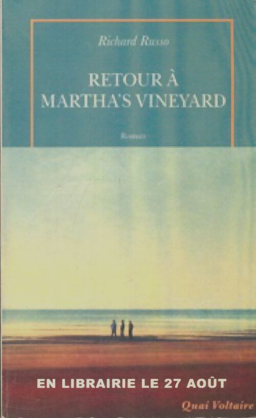 Livrenpoche : Retour à Martha's Vineyard - Richard Russo - Livre