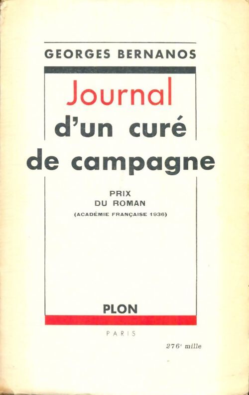 Livrenpoche : Journal d'un curé de campagne - Georges Bernanos - Livre