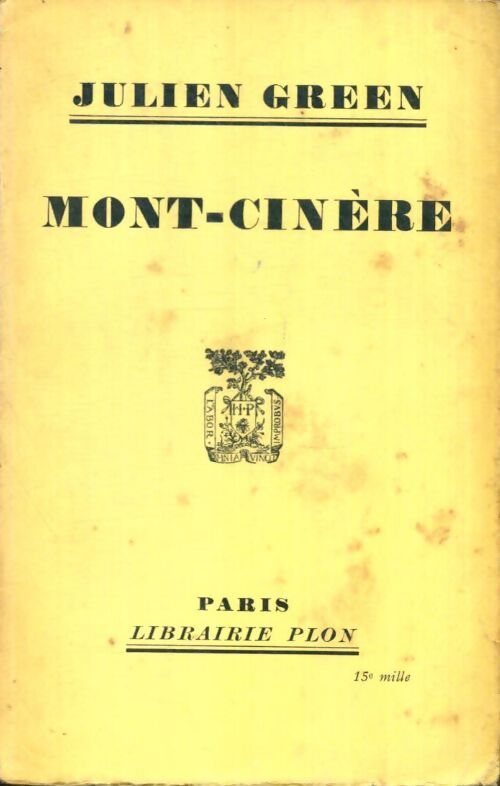 Livrenpoche : Mont-Cinère - Julien Green - Livre