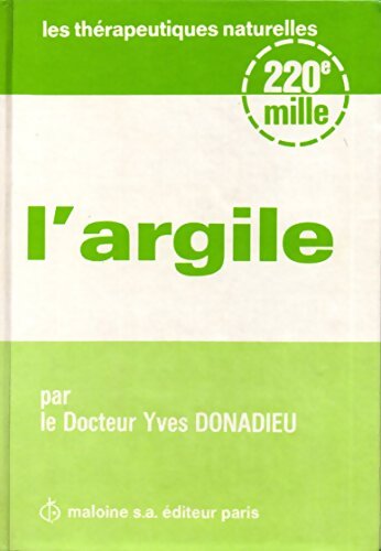 Livrenpoche : L'argile - Yves Donadieu - Livre