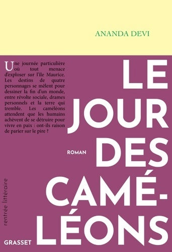 Livrenpoche : Le jour des caméléons - Ananda Devi - Livre