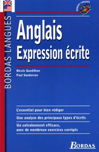 Livrenpoche : Bordas Langues : Expression écrite anglaise - Bordas Langues - Livre