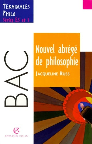 Livrenpoche : Nouvel abrégé de Philosophie. Série ES et S - Russ - Livre