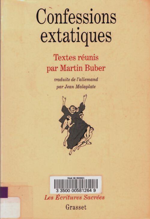 Livrenpoche : Confessions extatiques - Martin Buber - Livre