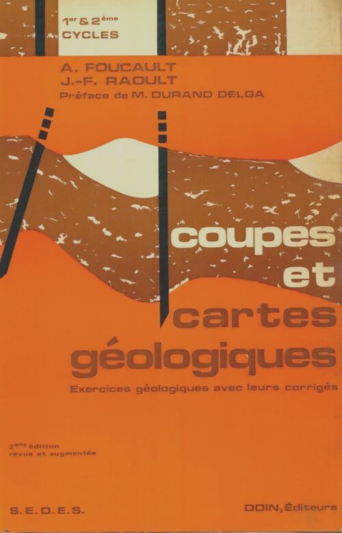 Livrenpoche : Coupes et cartes géologiques - A Foucault - Livre