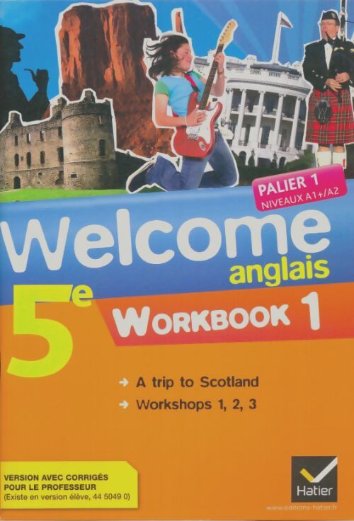 Livrenpoche : Welcome 5e workbook II livre du professeur avec exercices corrigés - Collectif - Livre