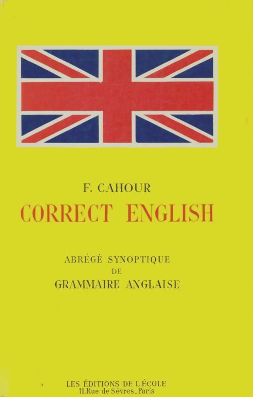 Livrenpoche : Correct english - F. Cahour - Livre