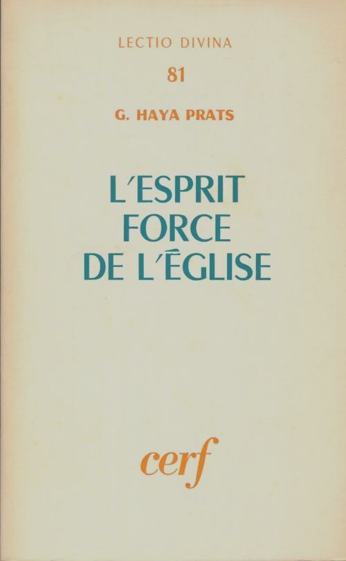 Livrenpoche : L'esprit force de l'église - Gonzalo Haya-Prats - Livre