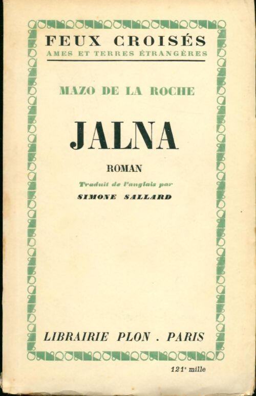 Livrenpoche : Jalna - Mazo De la Roche - Livre