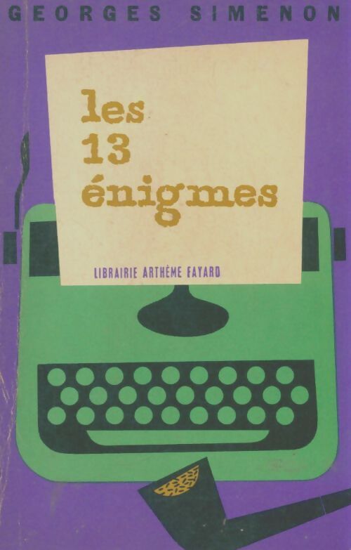Livrenpoche : Les 13 énigmes - Georges Simenon - Livre