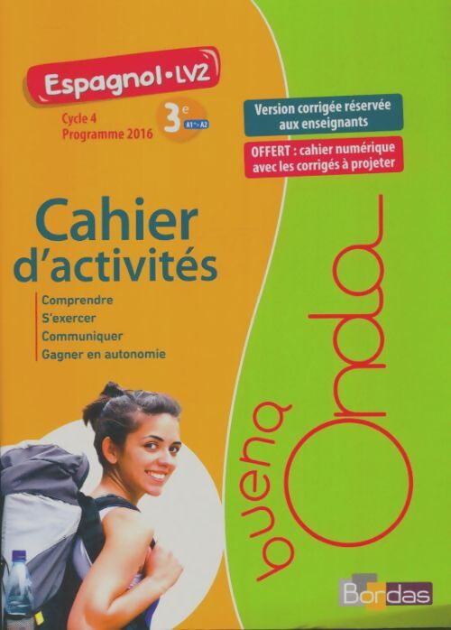 Livrenpoche : Buena onda 3e cahier d'activités - Collectif - Livre