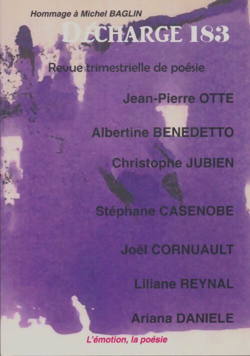 Livrenpoche : Décharge n°183 - Collectif - Livre