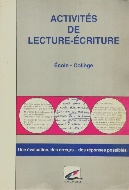 Livrenpoche : Activités de lecture-écriture - Collectif - Livre