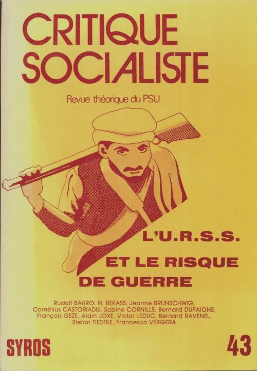 Livrenpoche : Critique socialiste n°43 - Collectif - Livre
