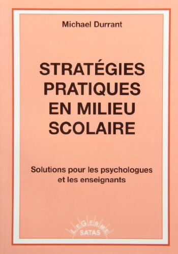 Livrenpoche : Stratégies pratiques en milieu scolaire - Michael Durrant - Livre