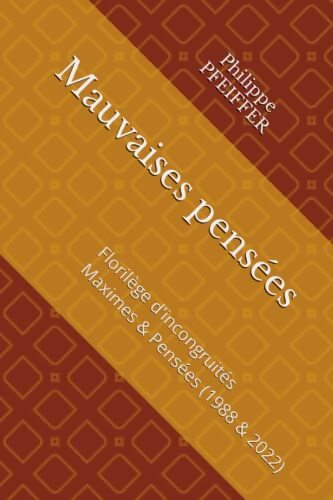 Livrenpoche : Mauvaises pensées  - Philippe Pfeiffer - Livre