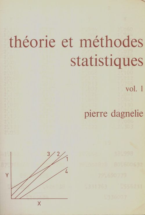 Livrenpoche : Théorie et méthodes statistiques Tome I - Pierre Dagnelie - Livre