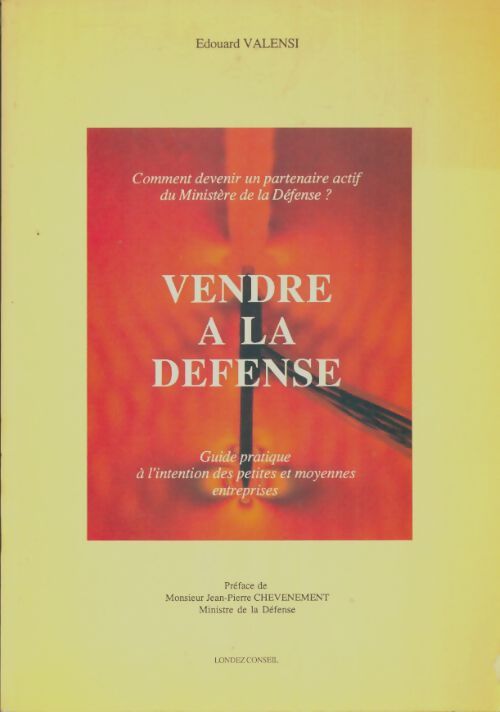 Livrenpoche : Vendre à la défense - Edouard Valensi - Livre