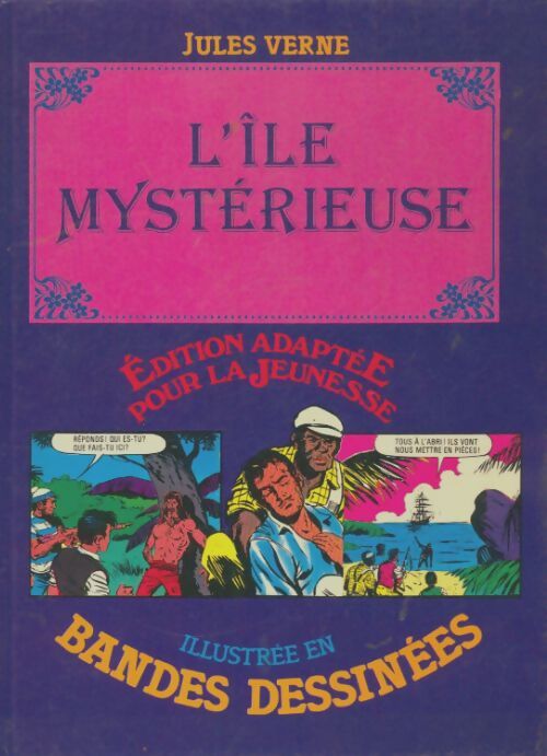Livrenpoche : L'ile mystérieuse en bandes dessinées - Jules Verne - Livre