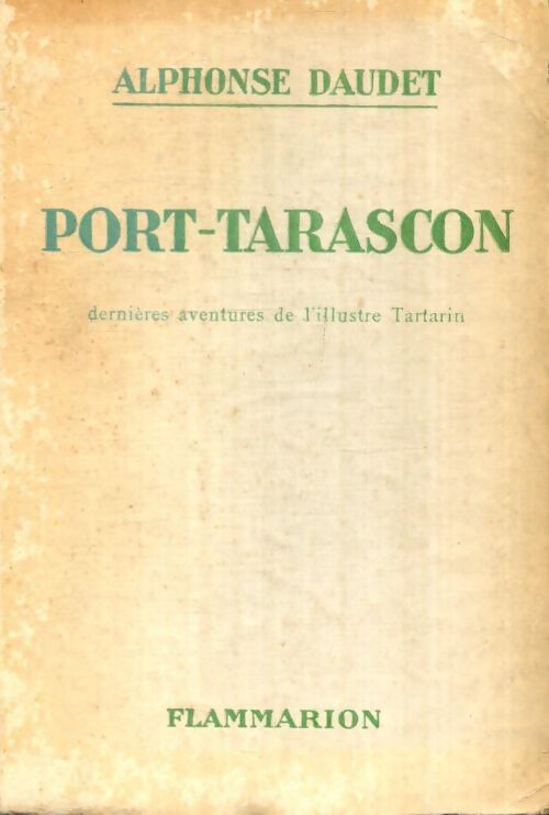Livrenpoche : Port Tarascon - Alphonse Daudet - Livre