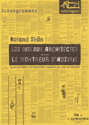 Livrenpoche : Les oiseaux architectes - Shon - Livre