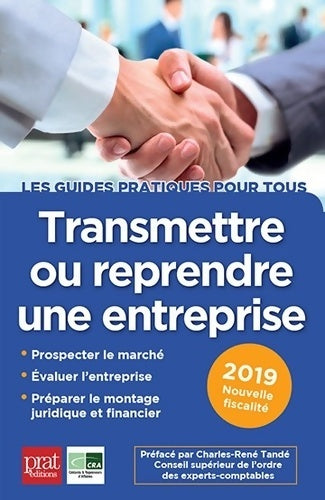 Livrenpoche : Transmettre ou reprendre une entreprise 2019 - CRA - Livre