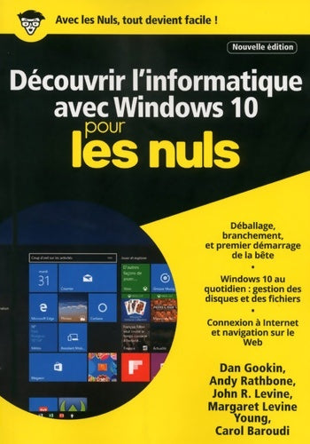 Livrenpoche : Découvrir l'informatique avec Windows 10 pour les Nuls mégapoche 2e édition - Andy Rathbone - Livre