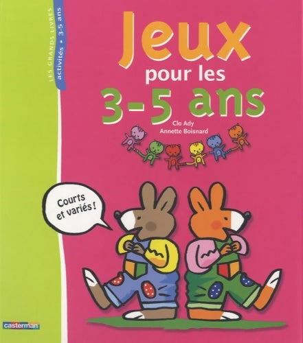 Livrenpoche : Jeux pour les 3-5 ans - Annette Boisnard - Livre
