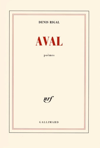 Livrenpoche : Aval - Denis Rigal - Livre