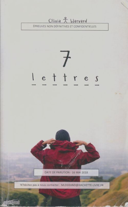 Livrenpoche : 7 lettres - Olivia Harvard - Livre