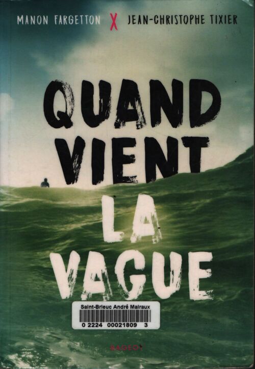 Quand vient la vague - Jean-Christophe Tixier - Livre