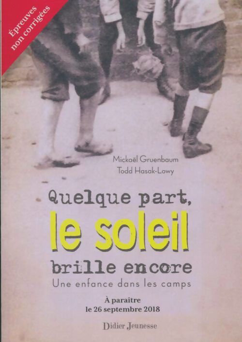 Livrenpoche : Quelque part le soleil brille encore - Michael Gruenbaum - Livre