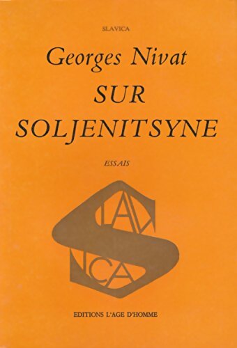 Livrenpoche : Sur Soljénitsyne - Georges Nivat - Livre