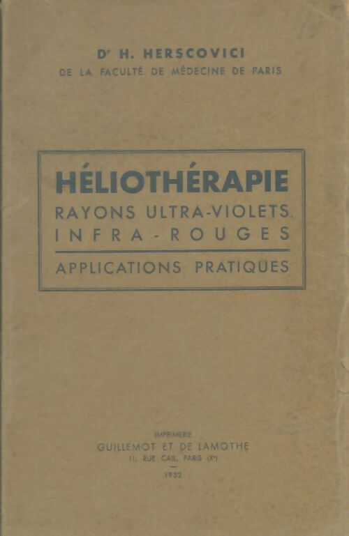 Livrenpoche : Héliothérapie - H Herscovici - Livre