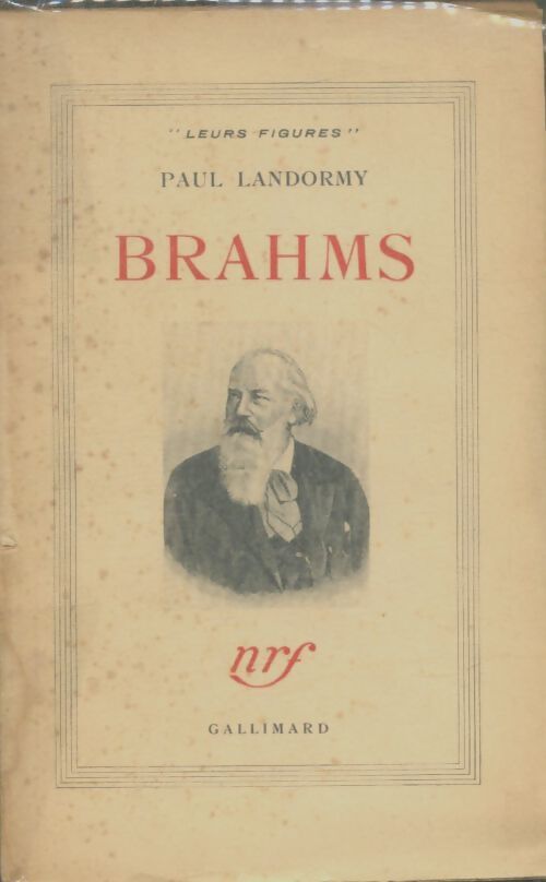 Livrenpoche : Brahms - Paul Landormy - Livre