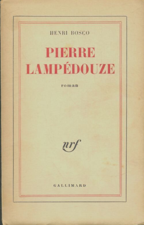 Livrenpoche : Pierre Lampédouze - Henri Bosco - Livre