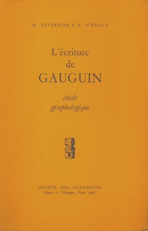 Livrenpoche : L'écriture de Gauguin - M Tavernier - Livre
