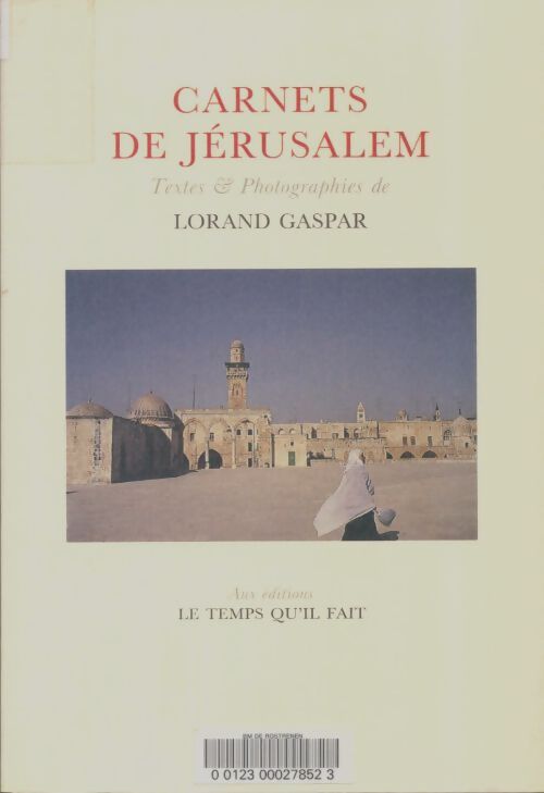 Livrenpoche : Carnets de Jérusalem - Lorand Gaspar - Livre