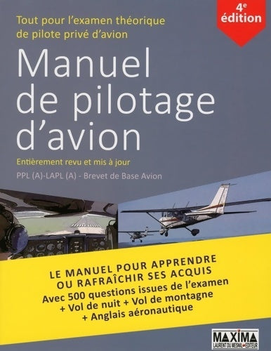 Livrenpoche : Manuel de pilotage d'avion - 4e éd. - Maxima - Livre