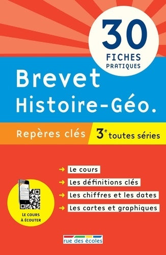 Livrenpoche : Brevet histoire géo 3e toutes séries : 30 fiches pratiques - Julien Ruffinatto - Livre