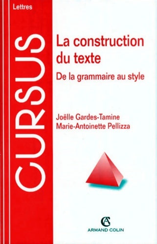 Livrenpoche : La Construction du texte - Pellizza Gardes-Tamine - Livre