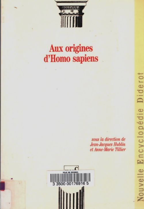 Livrenpoche : Aux origines d'homo sapiens - Jean-Jacques Hublin - Livre