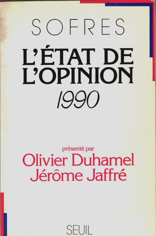 Livrenpoche : L'etat de l'opinion - Tns Sofres - Livre